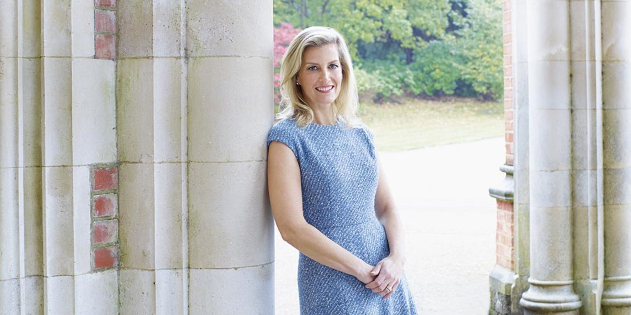 sophie wessex blue dress A royal favourite? The Duchess of Edinburgh opts for her go-to dress as she  attends the Service of Thanksgiving on VE Day