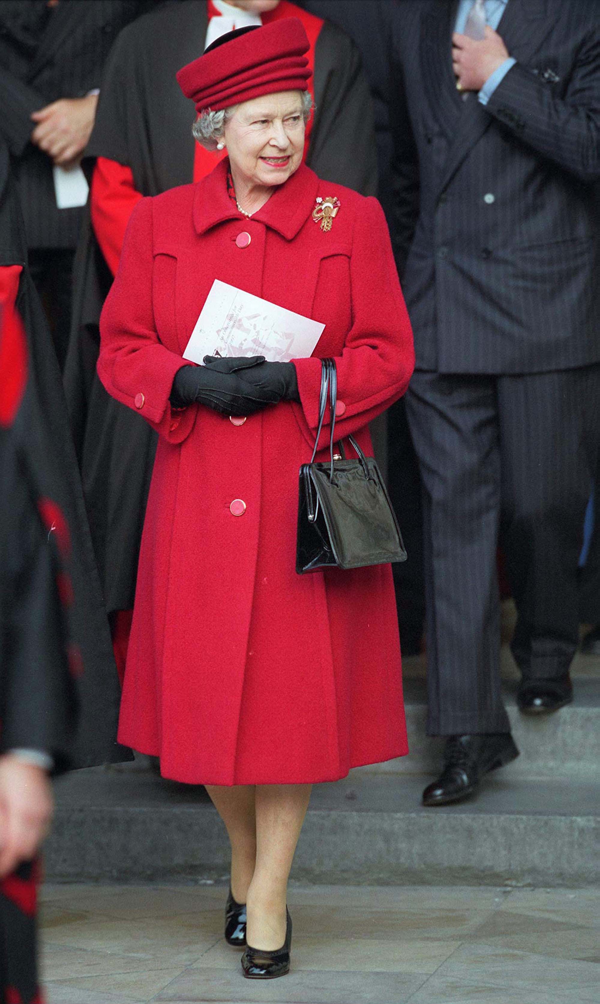 Queen Elizabeth II's rainbow wardrobe The Queen wearing every colour