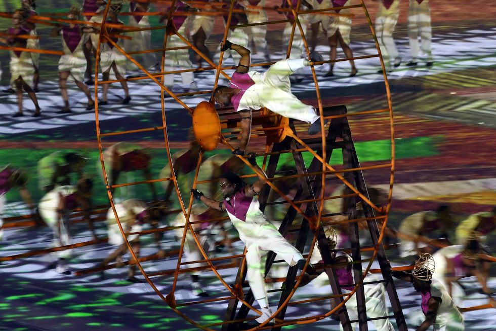 Opening ceremony: The spectacle continues. 
