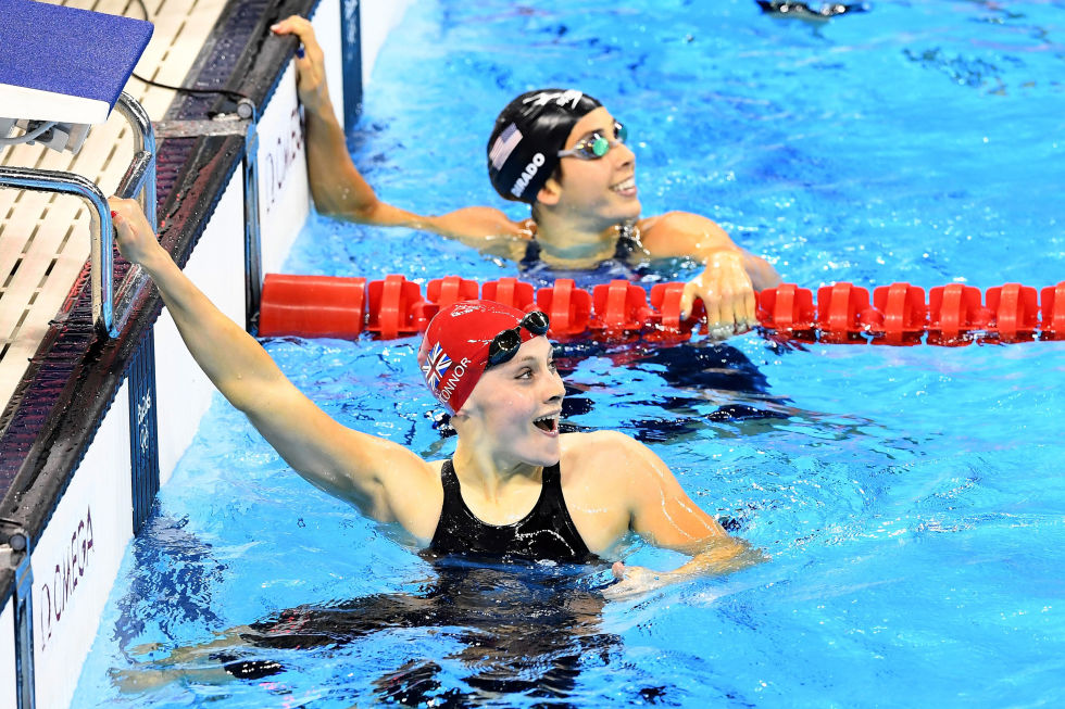 Day three: Siobhan-Marie O'Connor makes a new British record in the 200m Individual Medley, putting her through to the final.
